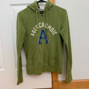 A&F Green Hoodie